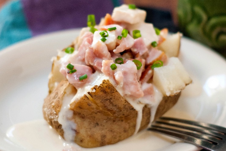 Patate e mbushur me proshutë – Delicious