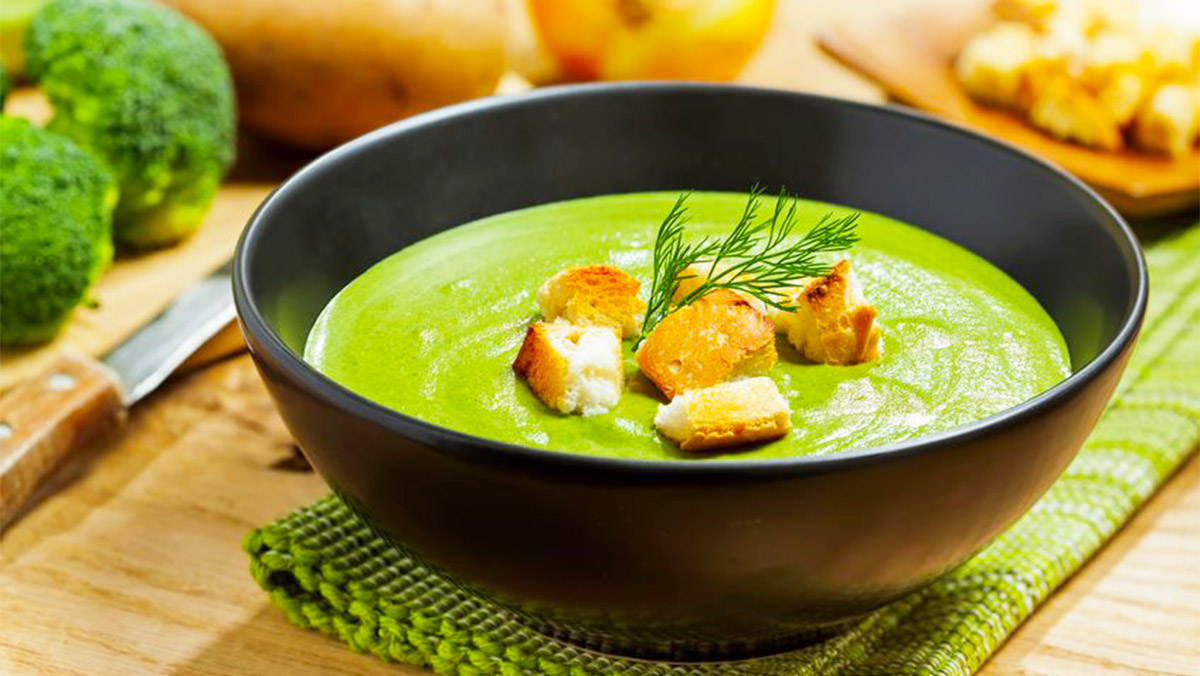 Supë Krem Brokoli Me Djathë - Për Një Darkë Të Lehtë, Të Shëndetshme